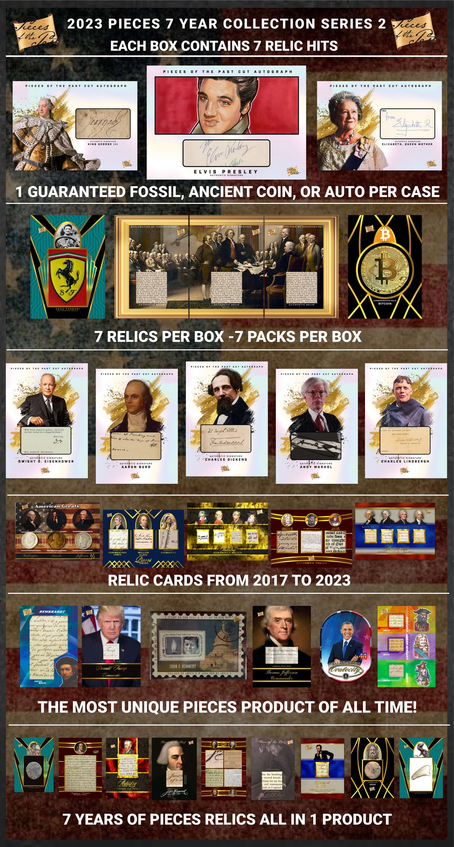 2023 Pieces 7 Year Collection Series 2 - 7 Hits Per Box - Single Box