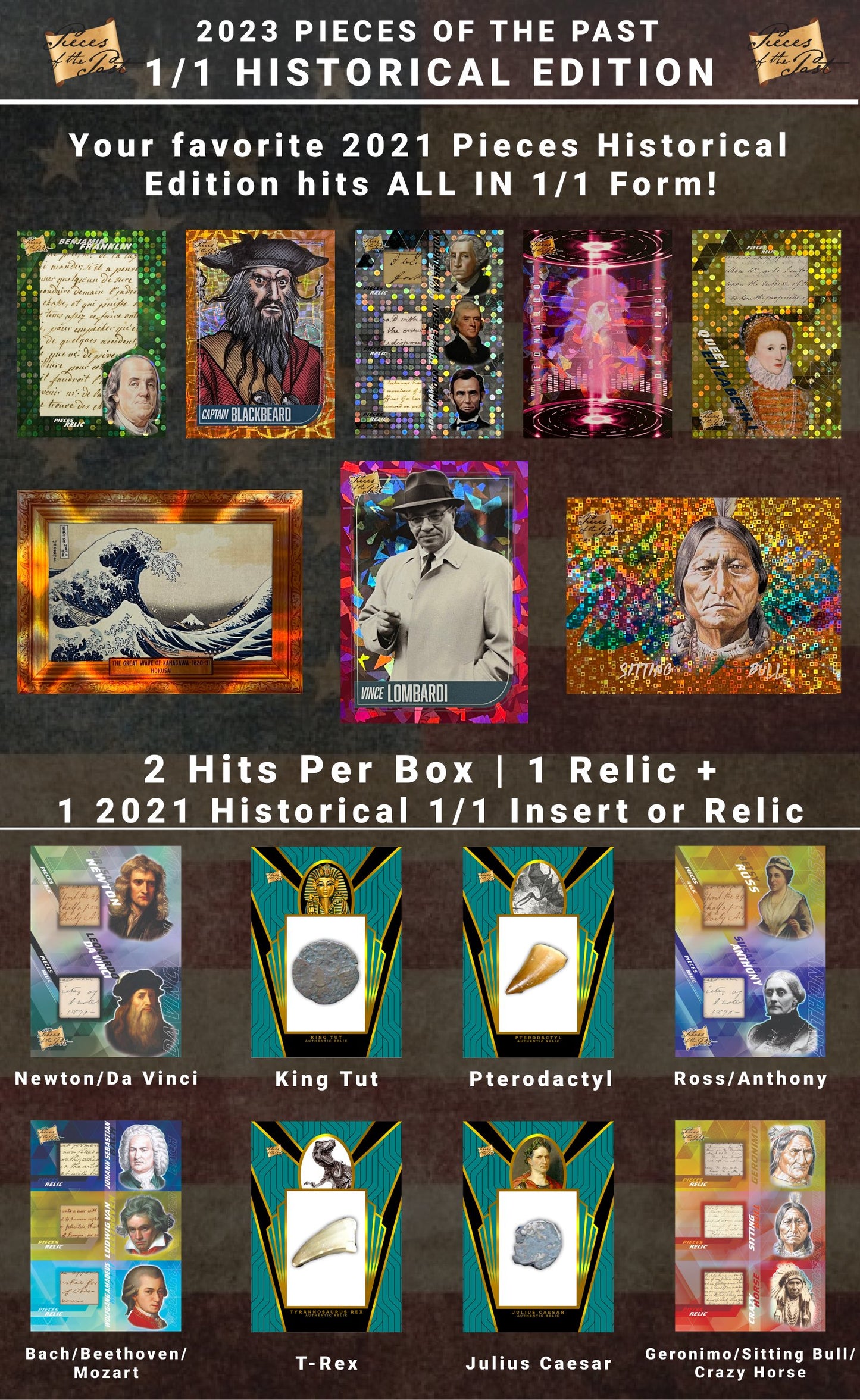 Pieces of the Past Historical 1/1 Edition 10 Box Case - SRP $649