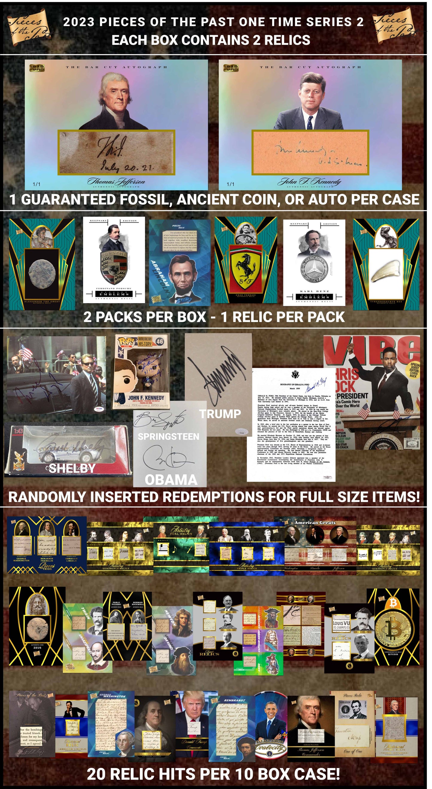 PRESALE SHIPS END NOVEMBER - 2023 Pieces One Time Series 2 - 20 Hits Per Case - 10 Box Case - SRP $499.95
