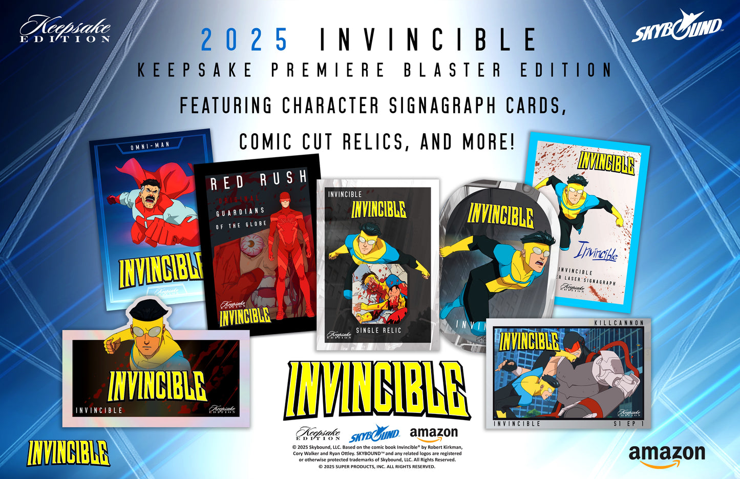 2025 Invincible Season 1 Keepsake Premiere Blaster Edition - 20 Box Case - $599.95 SRP