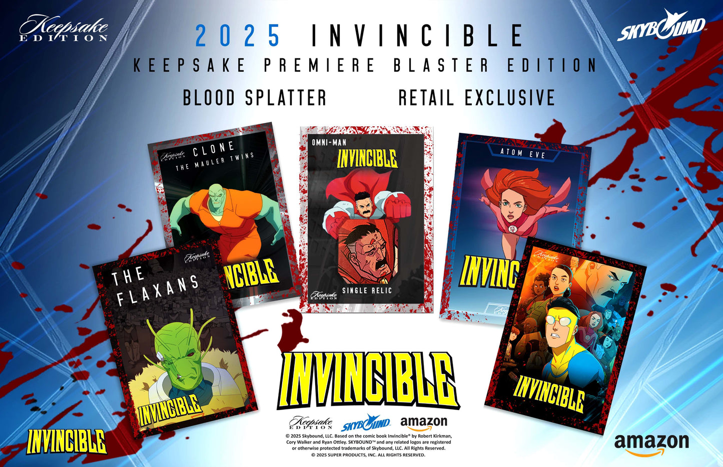 2025 Invincible Season 1 Keepsake Premiere Blaster Edition - 20 Box Case - $599.95 SRP