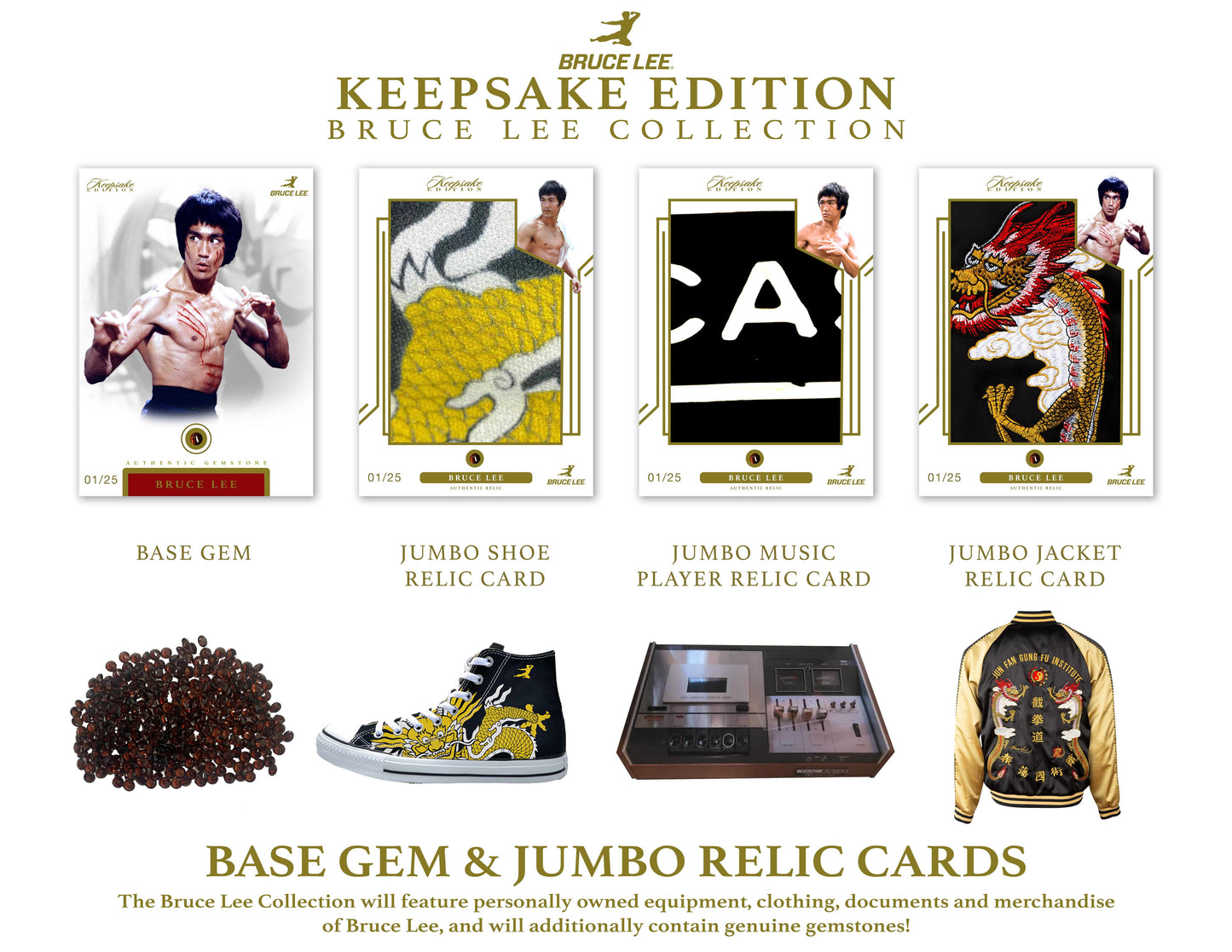 2024 Bruce Lee Keepsake 50th Anniversary Card Collection - 5 Box Case - SHIPS NOW!