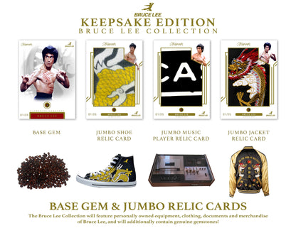 2024 Bruce Lee Keepsake 50th Anniversary Card Collection - 5 Box Case - SHIPS NOW!