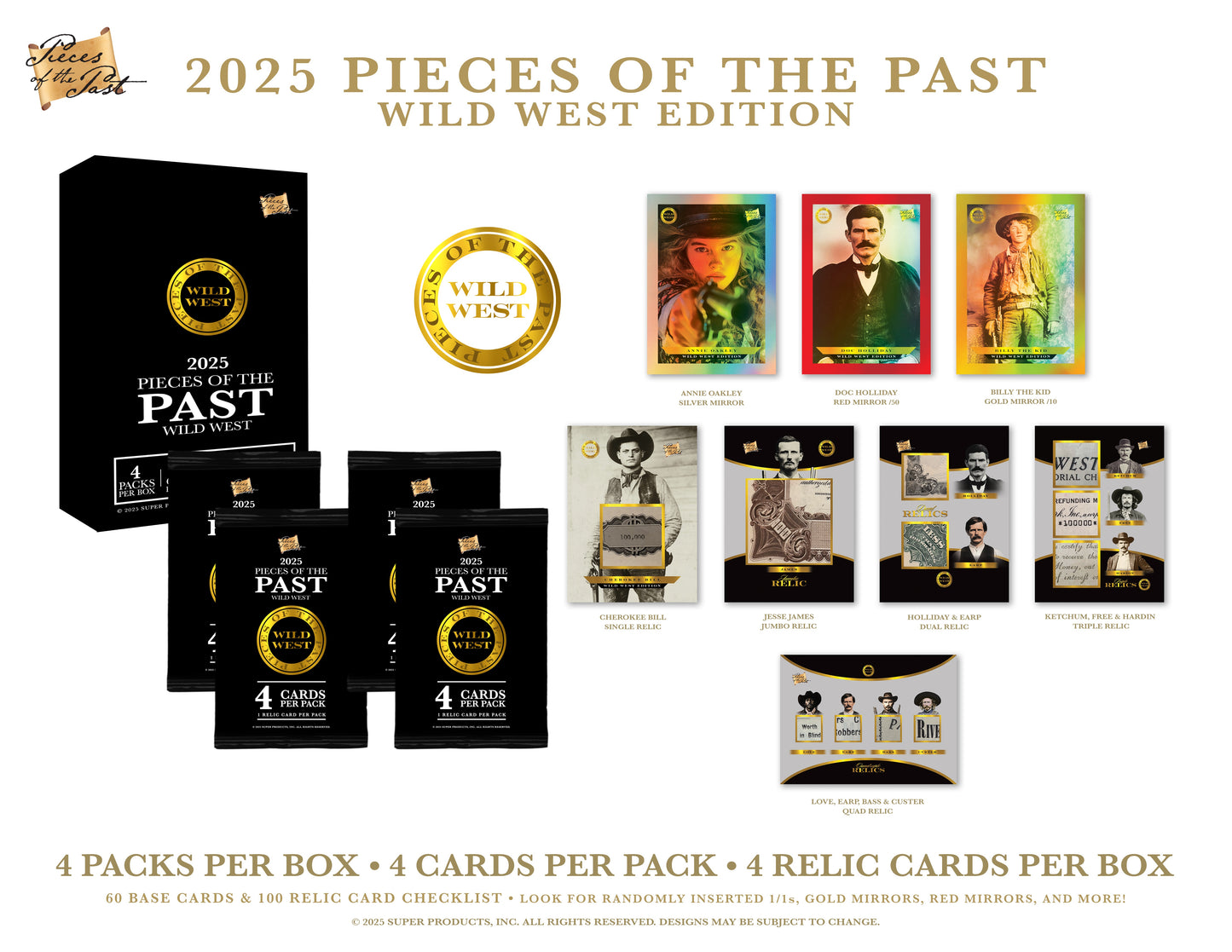 2025 Pieces of the Wild West Edition - Single Box