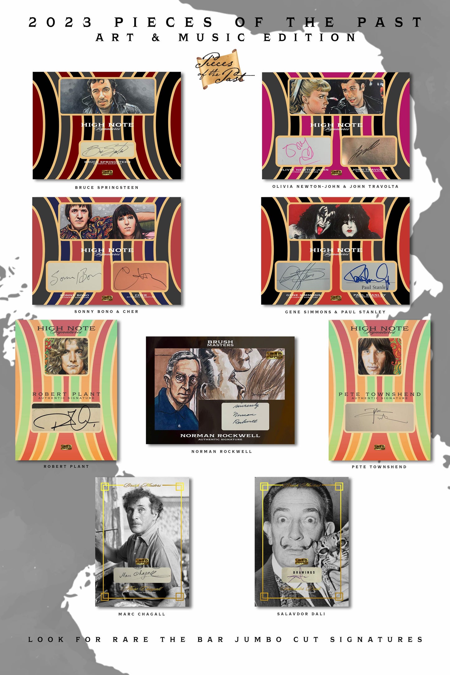 2023 PIECES OF THE PAST ART & MUSIC EDITION 10 Box Case - SRP $699