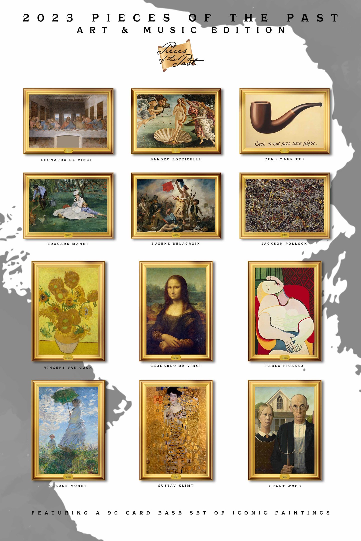 2023 PIECES OF THE PAST ART & MUSIC EDITION 10 Box Case - SRP $699