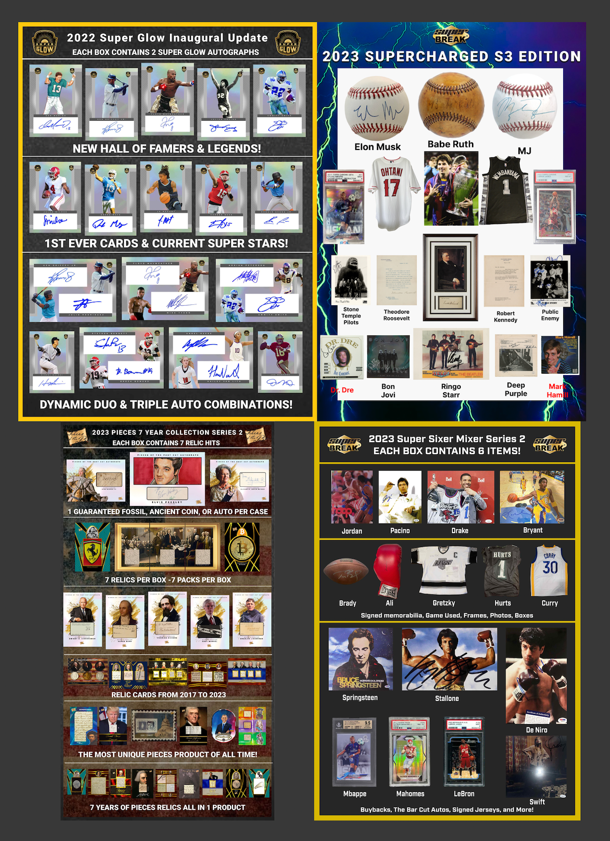 SOLD OUT - BLACK FRIDAY SPECIAL - $2500 SRP SPECIAL - BOXES, CARDS, & MEMORABILIA!