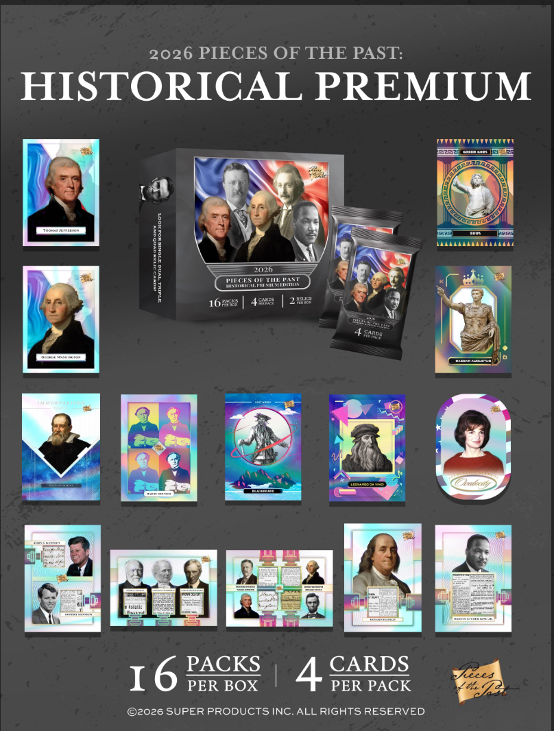 2026 Pieces of the Past Historical Premium Hobby - 10 Box Case