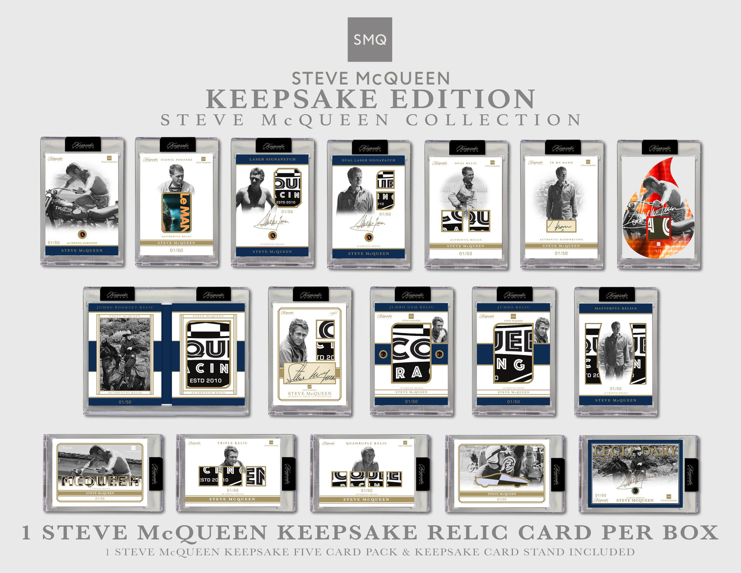 2025 Steve McQueen Keepsake Premiere Edition - 5 Box Case - $800 SRP