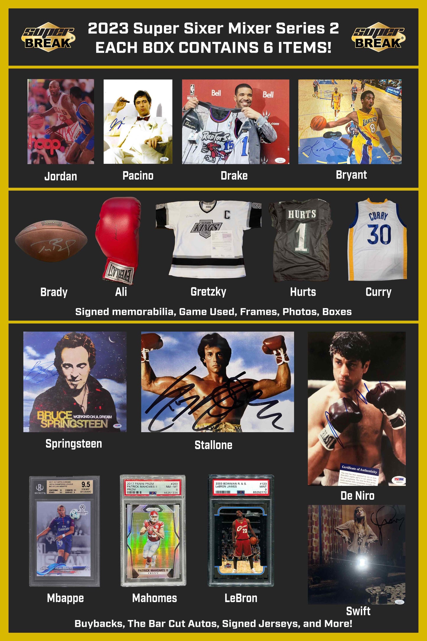 SHIPPING NOW - 2023 Super Sixer Mixer Series 2 - 6 Hits Per Box - Single Box