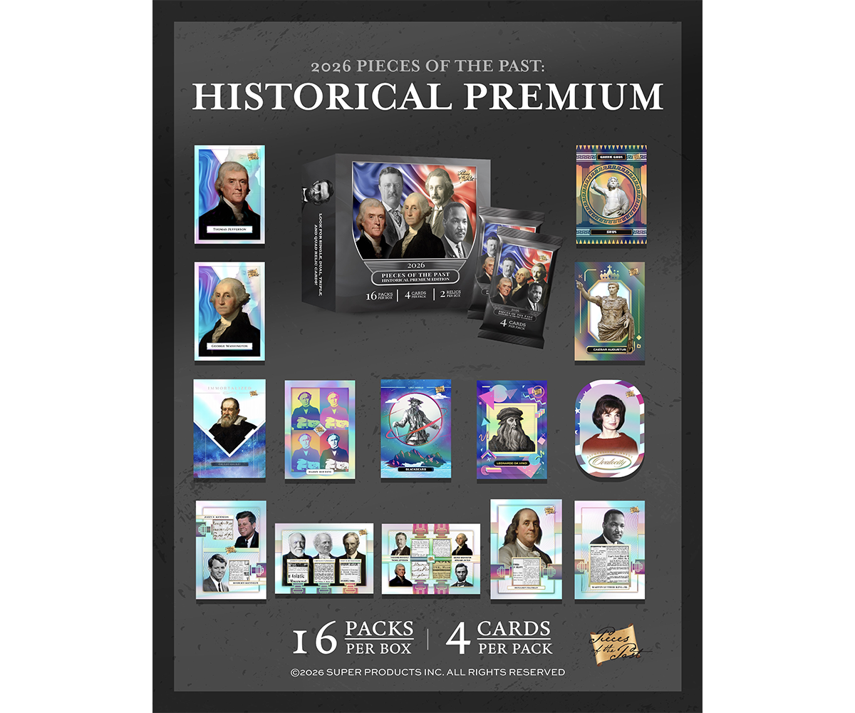 2026 Pieces of the Past Historical Premium Hobby Edition - 10 Box Case