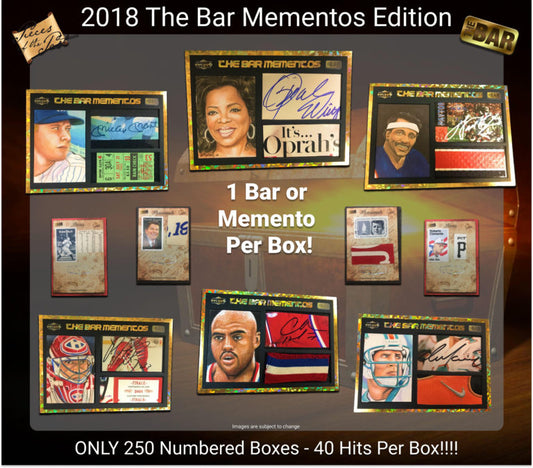 2018 The Bar Momentos Edition