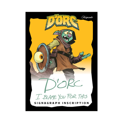D’Orc Issue #1 Keepsake Premiere Breaker Edition 10 Box Case