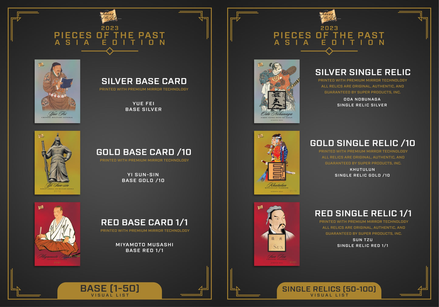 PRESALE DEC 2023 - 2023 Pieces of the Past Asia Edition - 10 Box Case - $899.95 SRP