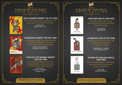 PRESALE DEC 2023 - 2023 Pieces of the Past Asia Edition - 10 Box Case - $899.95 SRP