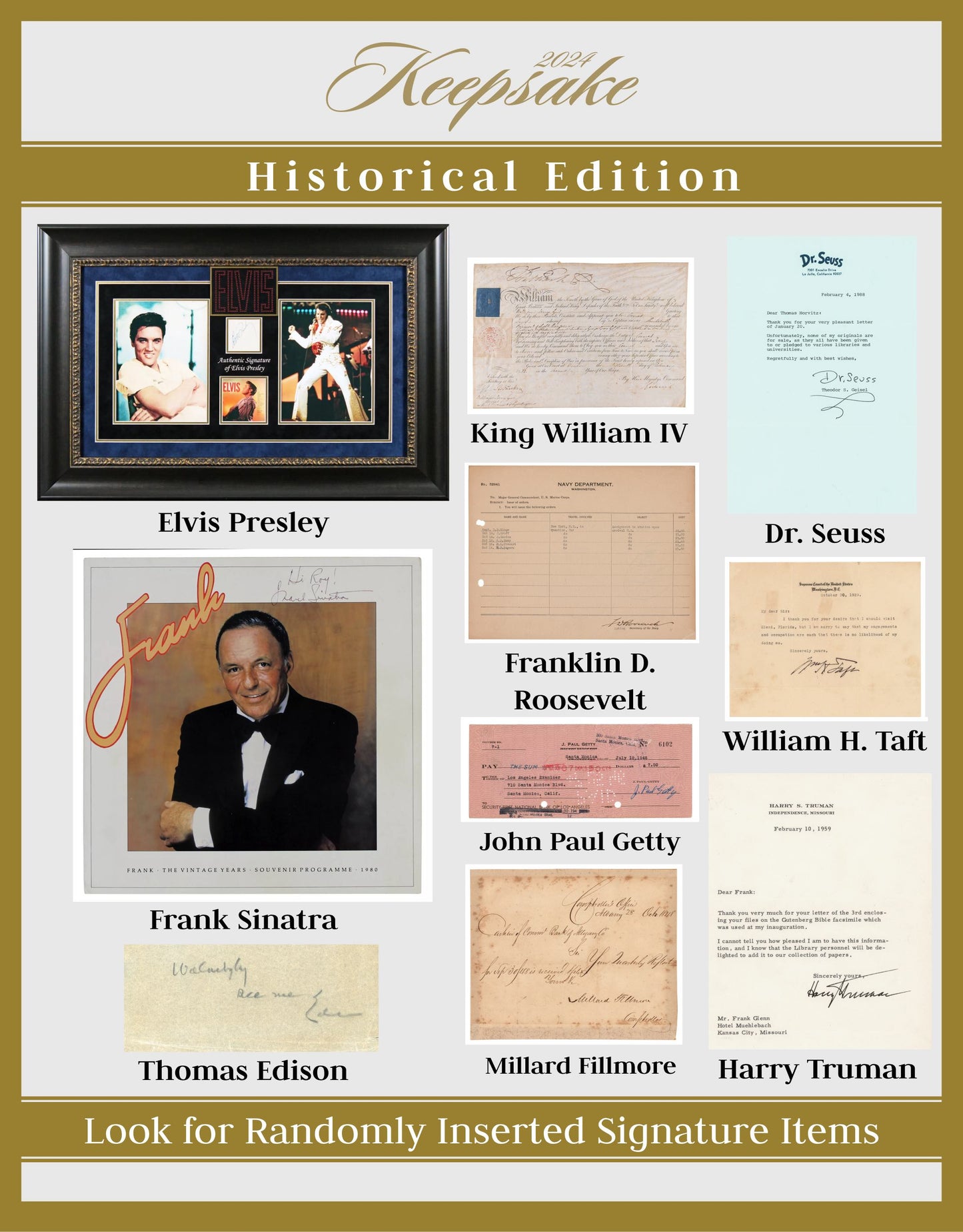 2024 Keepsake Historical Edition - 5 Box Case- Shipping Starts October 14th