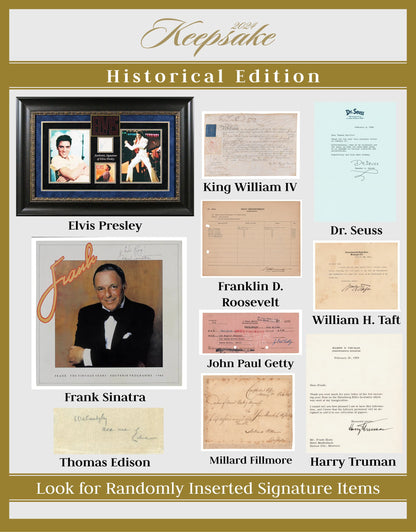 2024 Keepsake Historical Edition - 5 Box Case- Shipping Starts October 14th