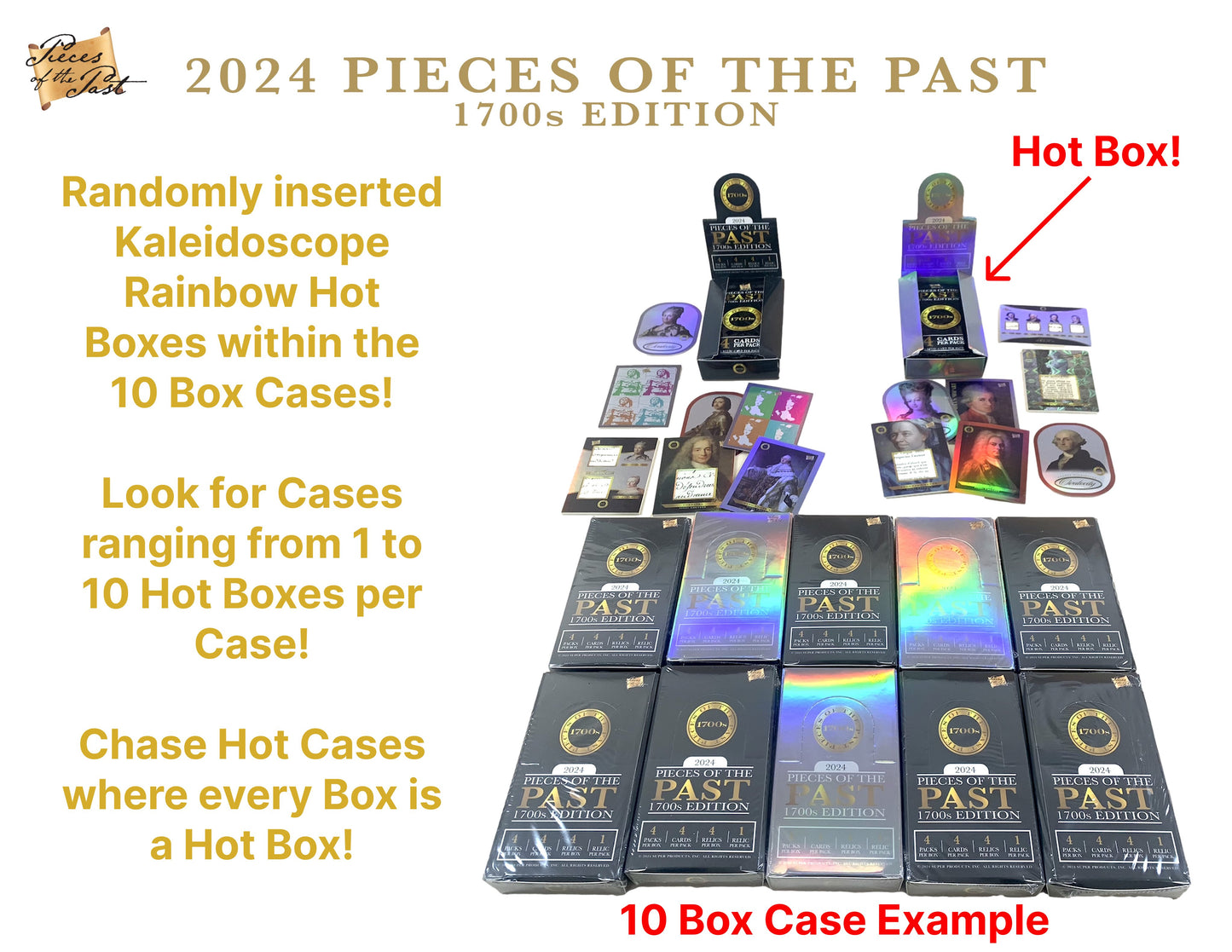 PRESALE April 2025 - 2024 Pieces of the Past 1700s Edition - 10 Box Case - $799.95 SRP