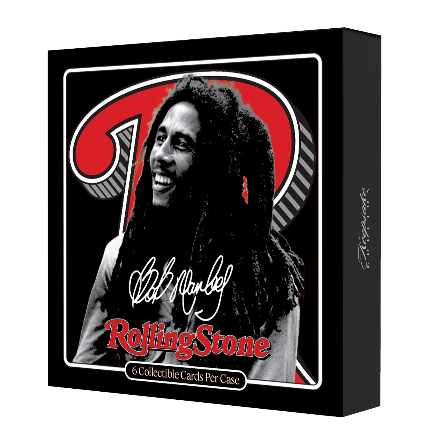 2025 Rolling Stone Bob Marley™ Keepsake Premiere Edition 6 Box Case - Wooden Display Box
