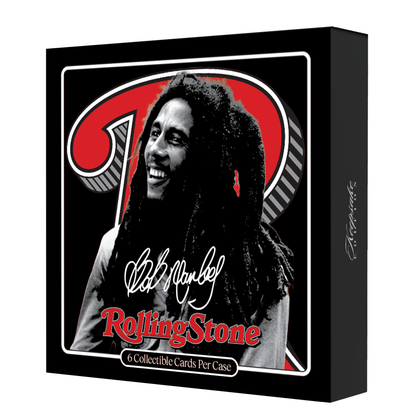 2025 Rolling Stone Bob Marley™ Keepsake Premiere Edition 6 Box Case - Wooden Display Box