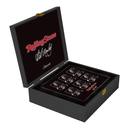 2025 Rolling Stone Bob Marley™ Keepsake Premiere Edition 6 Box Case - Wooden Display Box