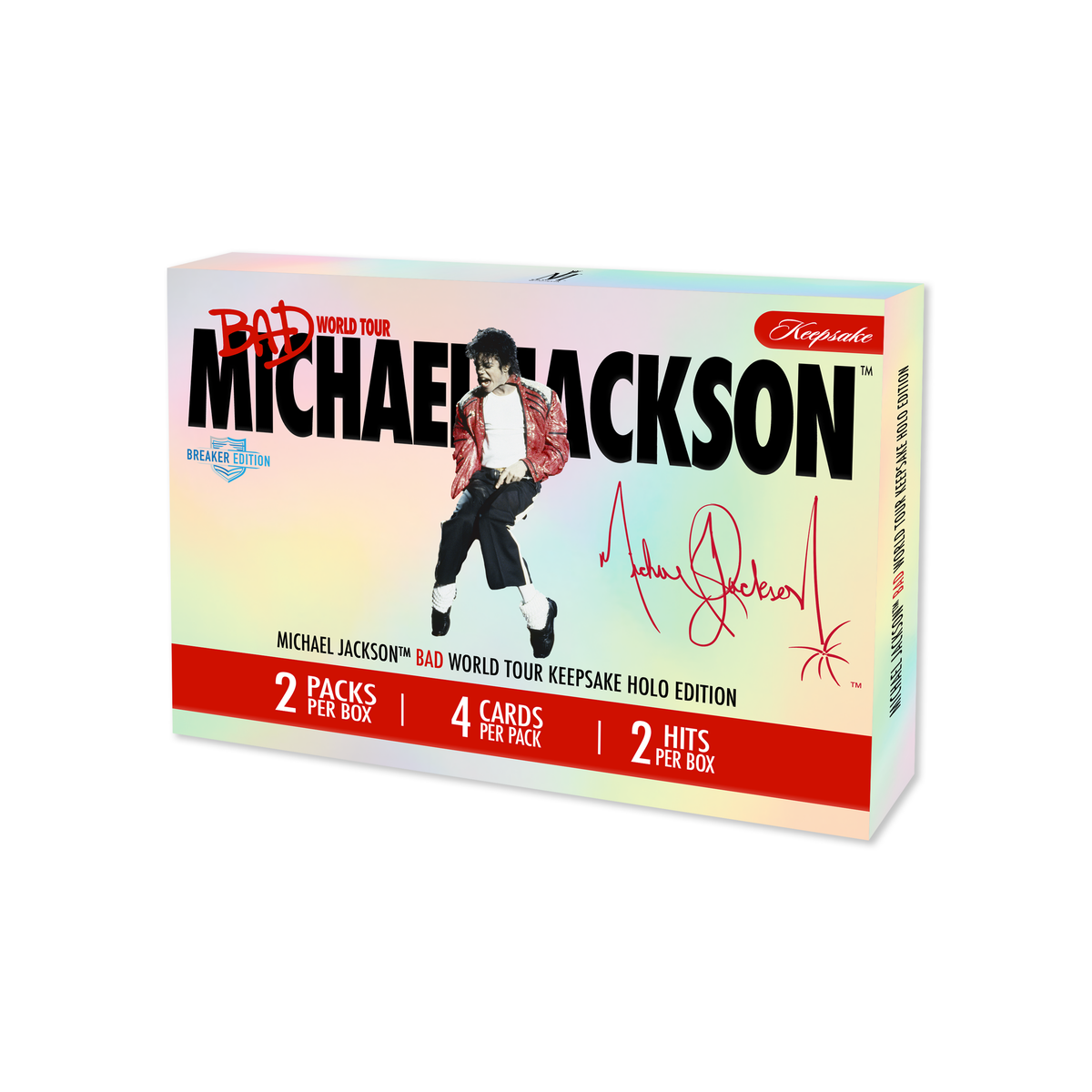 Michael Jackson Bad World Tour Keepsake Holo Breaker - 10 Box Case