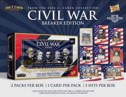 2026 Pieces of the Past Caren's Civil War Breaker Box - 10 Box Case