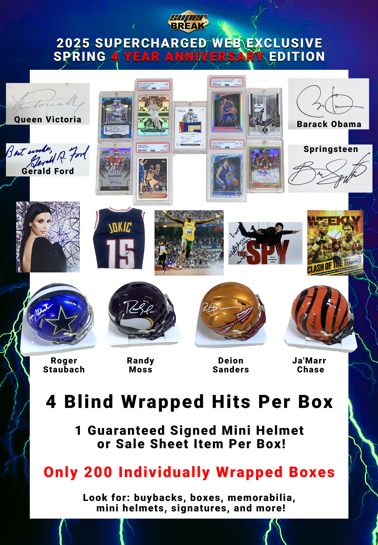 SOLD OUT - 2025 Supercharged Spring 4 Year Anniversary Web Exclusive - 4 Hits Per Box