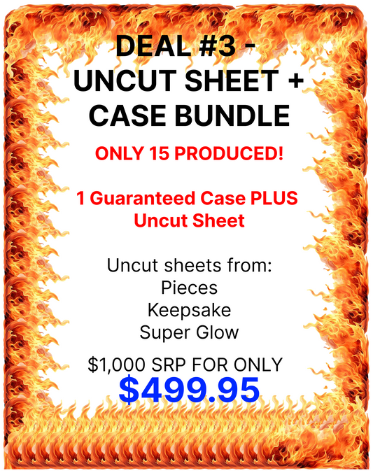 Black Friday Deal #3 - Uncut Sheet + Case for $499.95 / $1,000 SRP!!! SOLD OUT!
