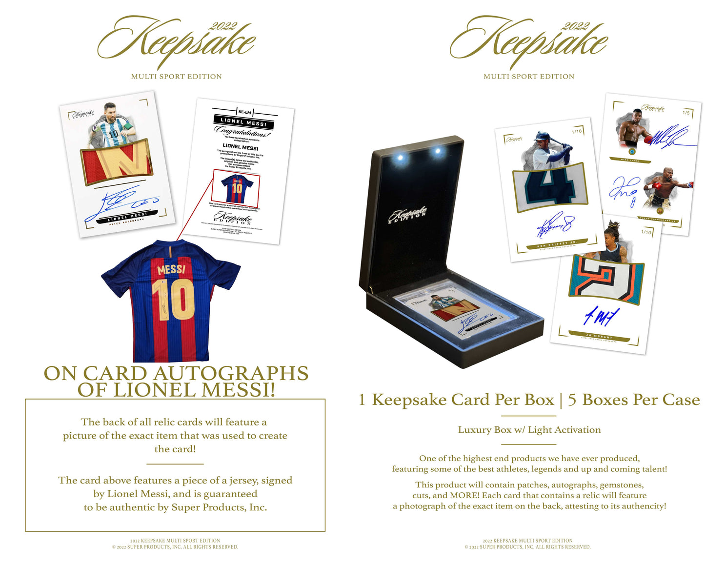 Pre-Sale - 2022 Keepsake Multi Sport Edition - Single Box - Releases Beg January