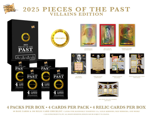 PRESALE - 2025 Pieces of the Past Villains Edition - Single Box