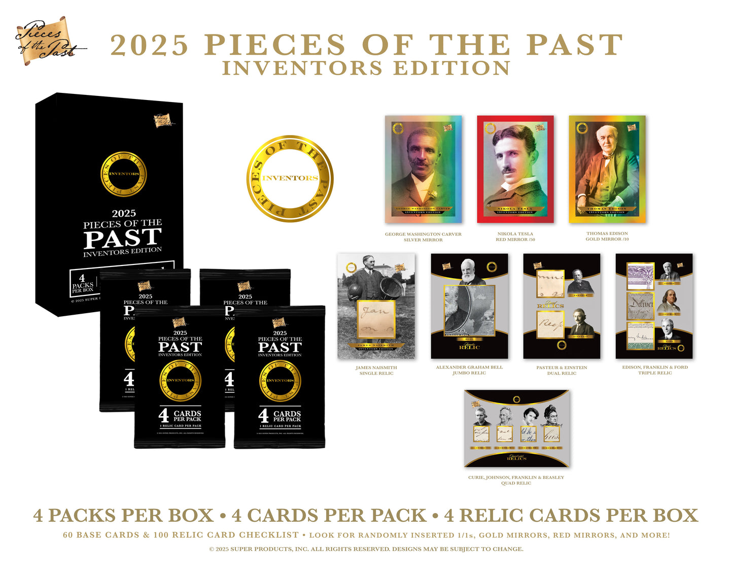 PRESALE May 2025 - 2025 Pieces of the Past Inventors Edition - 10 Box Case