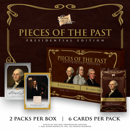2026 Pieces of the Past Presidential Hobby - 10 Box Case