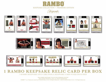PRESALE SHIPS May 2025 - 2024 Rambo Keepsake Collection Premiere Edition - 5 Box Case