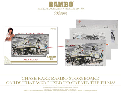PRESALE SHIPS May 2025 - 2024 Rambo Keepsake Collection Premiere Edition - 5 Box Case