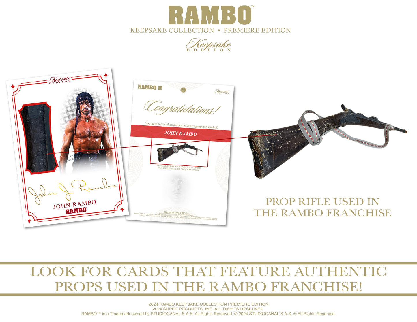 PRESALE SHIPS May 2025 - 2024 Rambo Keepsake Collection Premiere Edition - 5 Box Case