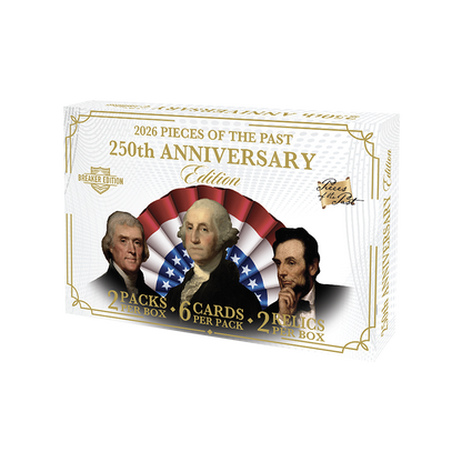 2026 Pieces of the Past 250th Anniversary Breaker Box - 10 Box Case