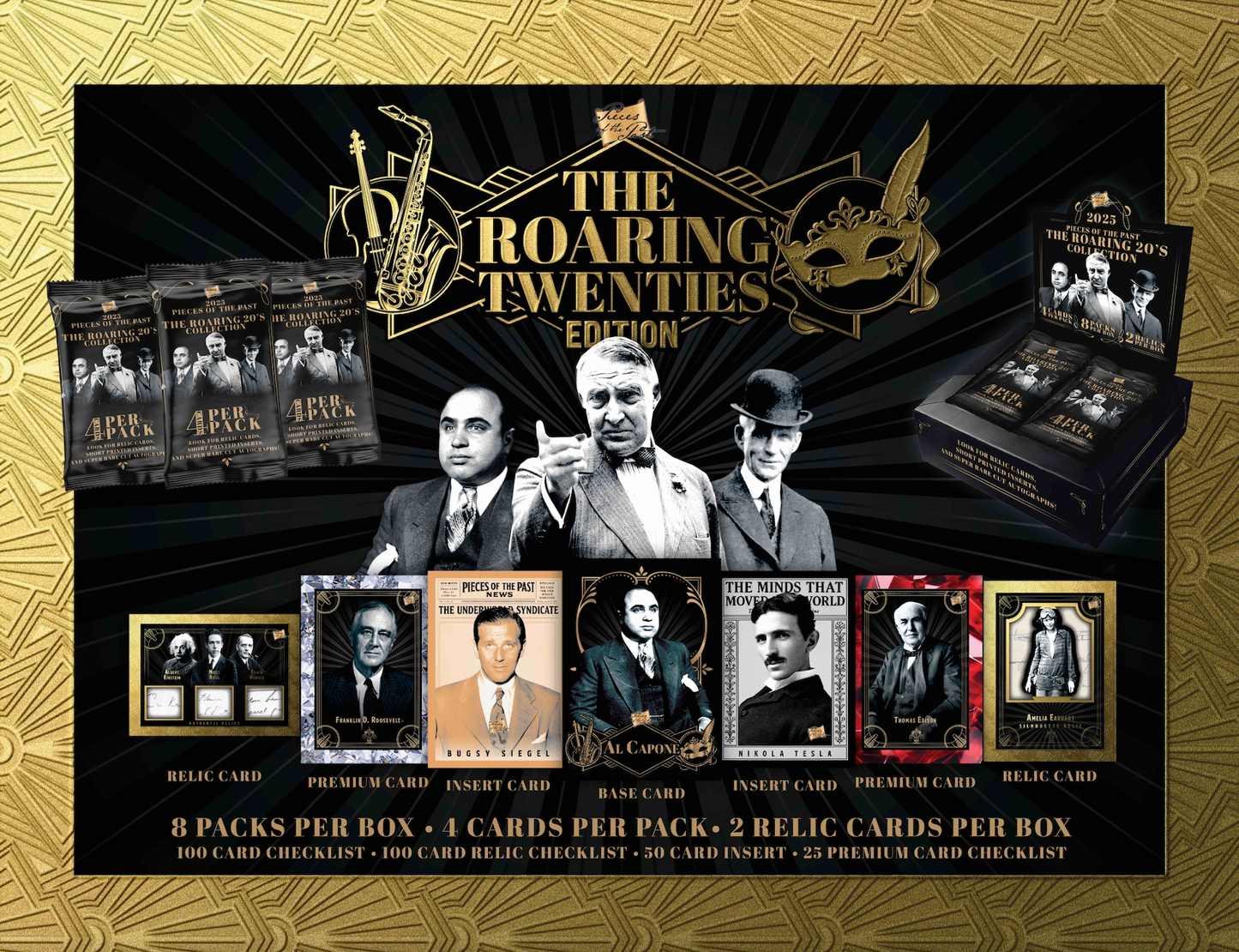2025 Pieces of the Past Roaring 20s Edition - 10 Box Case - $499.95 SRP