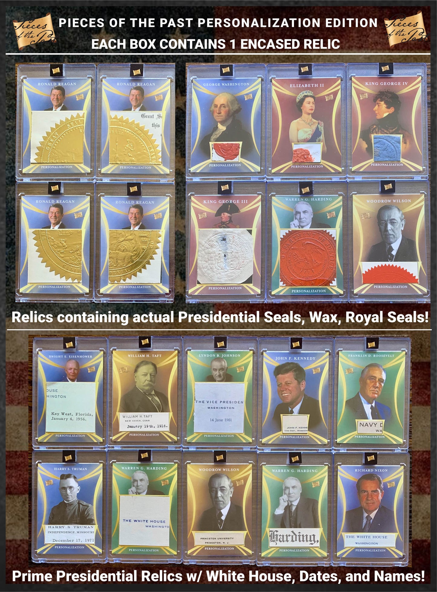 2025 Pieces of the Past Personalization Edition - 10 Box Case - SRP $499.95