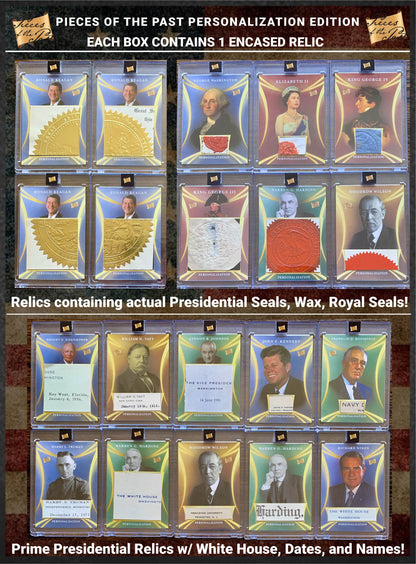 2025 Pieces of the Past Personalization Edition - 10 Box Case - SRP $499.95