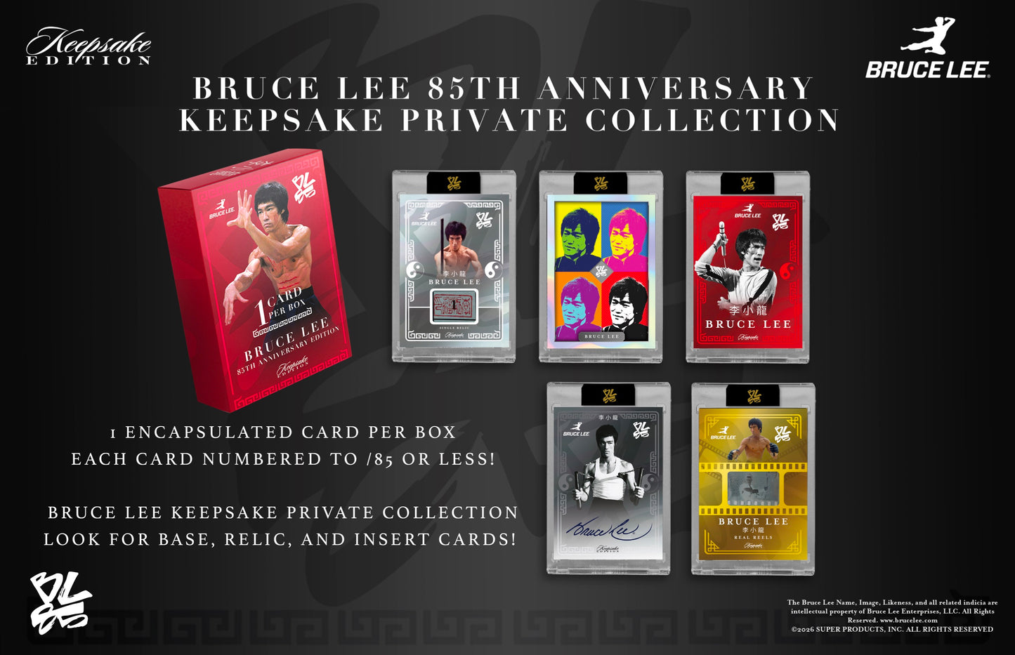Bruce Lee 85th Anniversary Keepsake Private Collection Nunchucks Edition - Single Box