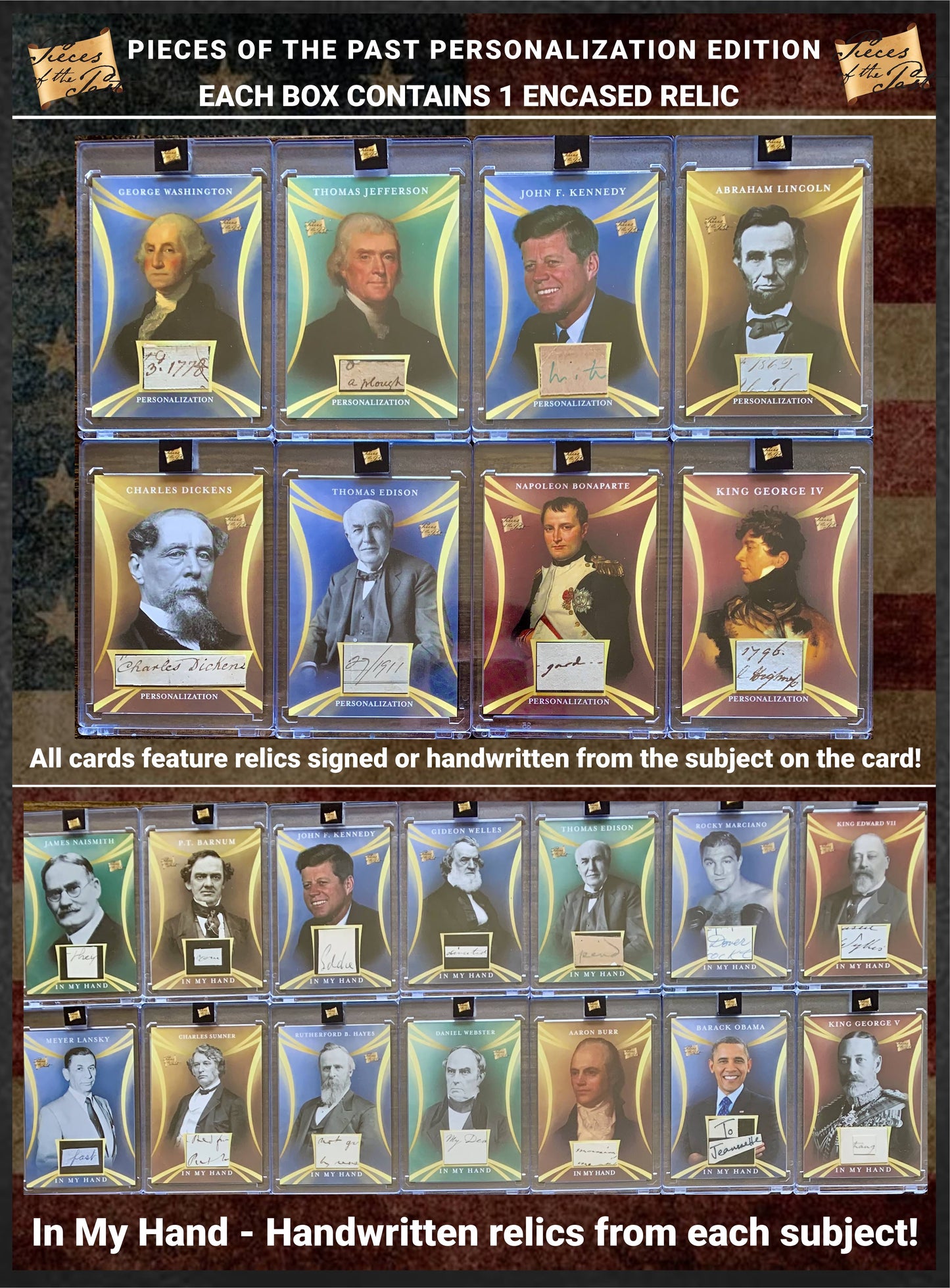 2025 Pieces of the Past Personalization Edition - 10 Box Case - SRP $499.95