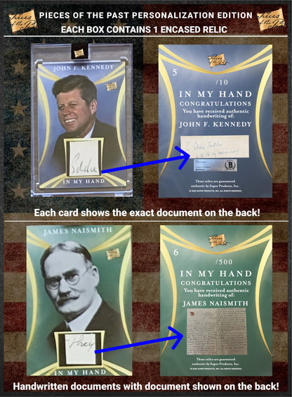 2025 Pieces of the Past Personalization Edition - 10 Box Case - SRP $499.95