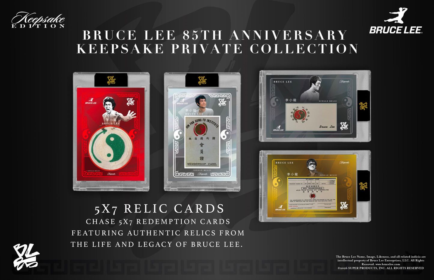 Bruce Lee 85th Anniversary Keepsake Private Collection Nunchucks Edition - Single Box