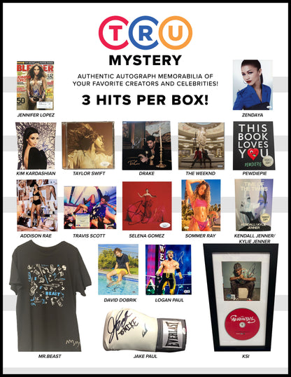 2023 TruMystery - 3 Hits Per Box - Celebrities! - 3 Box Case - SRP $450.00