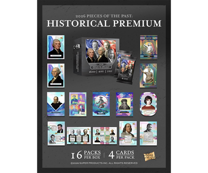 2026 Pieces of the Past Historical Premium Hobby Edition - 10 Box Case