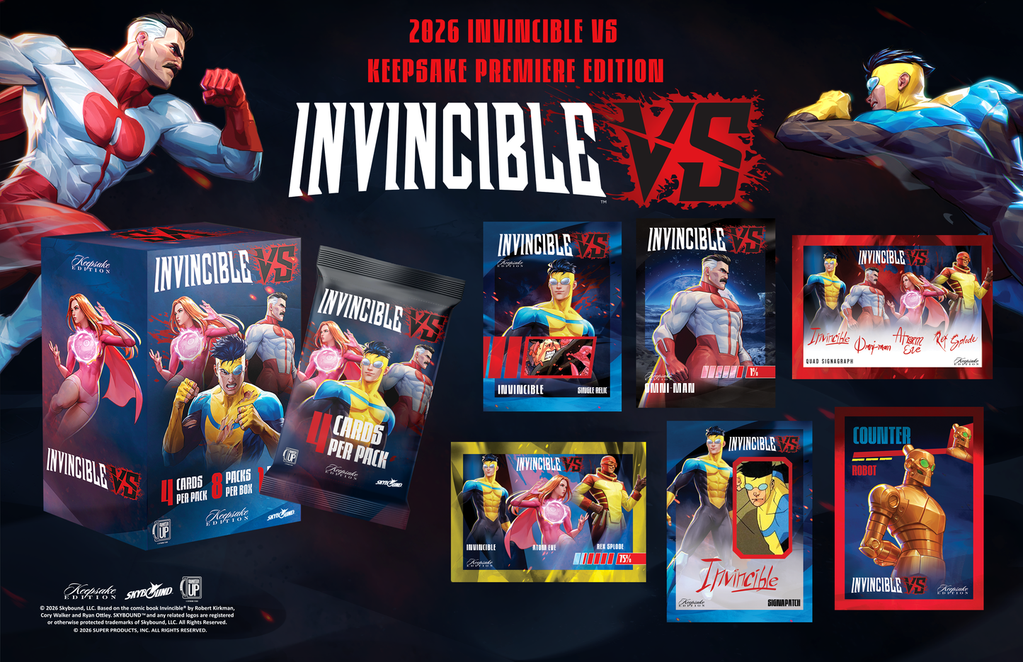 Invincible VS Keepsake Premiere Collectors Box - 10 Box Case