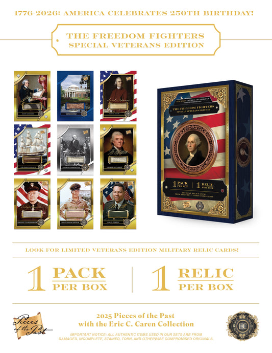 PRESALE - 2025 Pieces of the Past: The Freedom Fighters Veterans Edition - Single Box