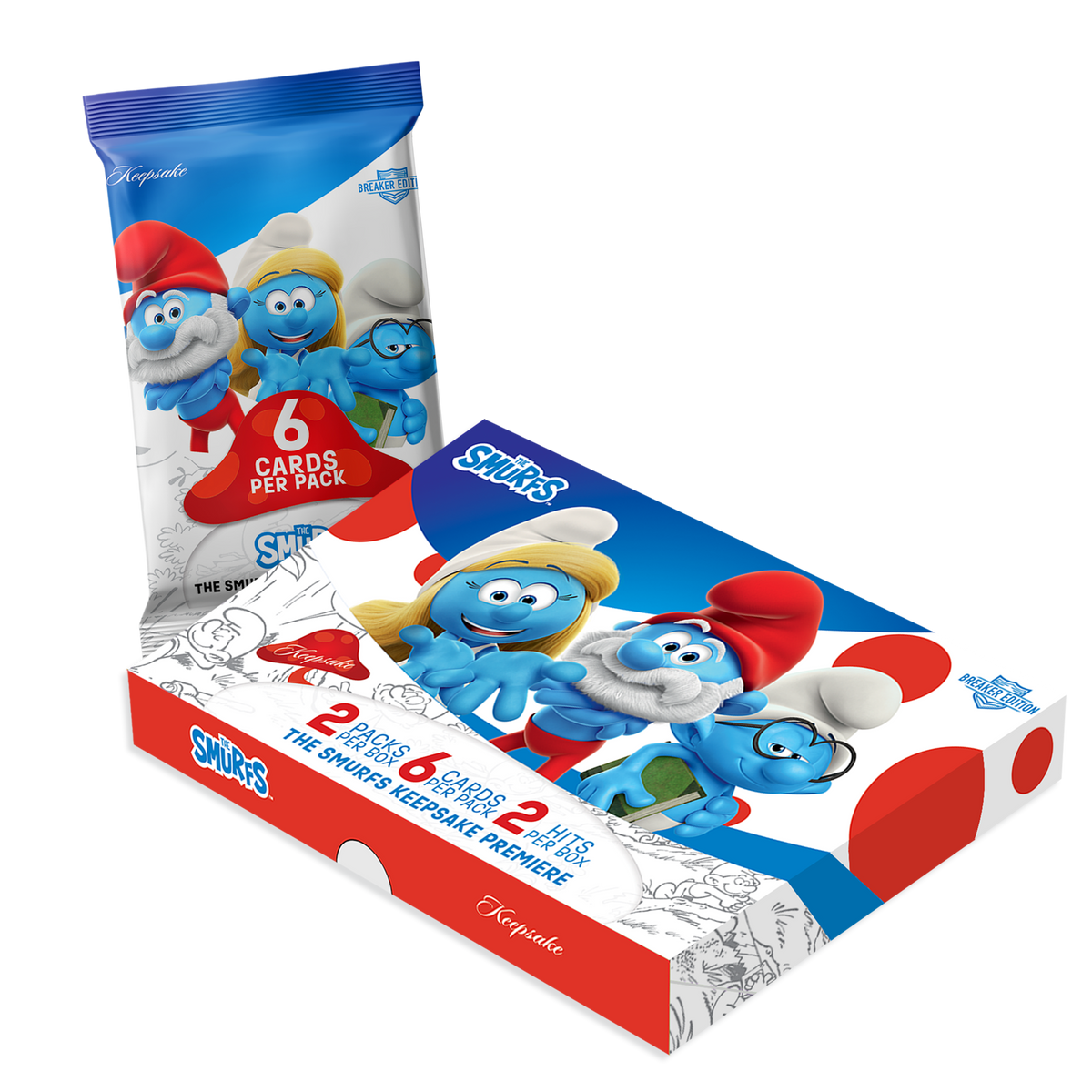 The Smurfs Keepsake Premiere Breaker Box - 10 Box Case